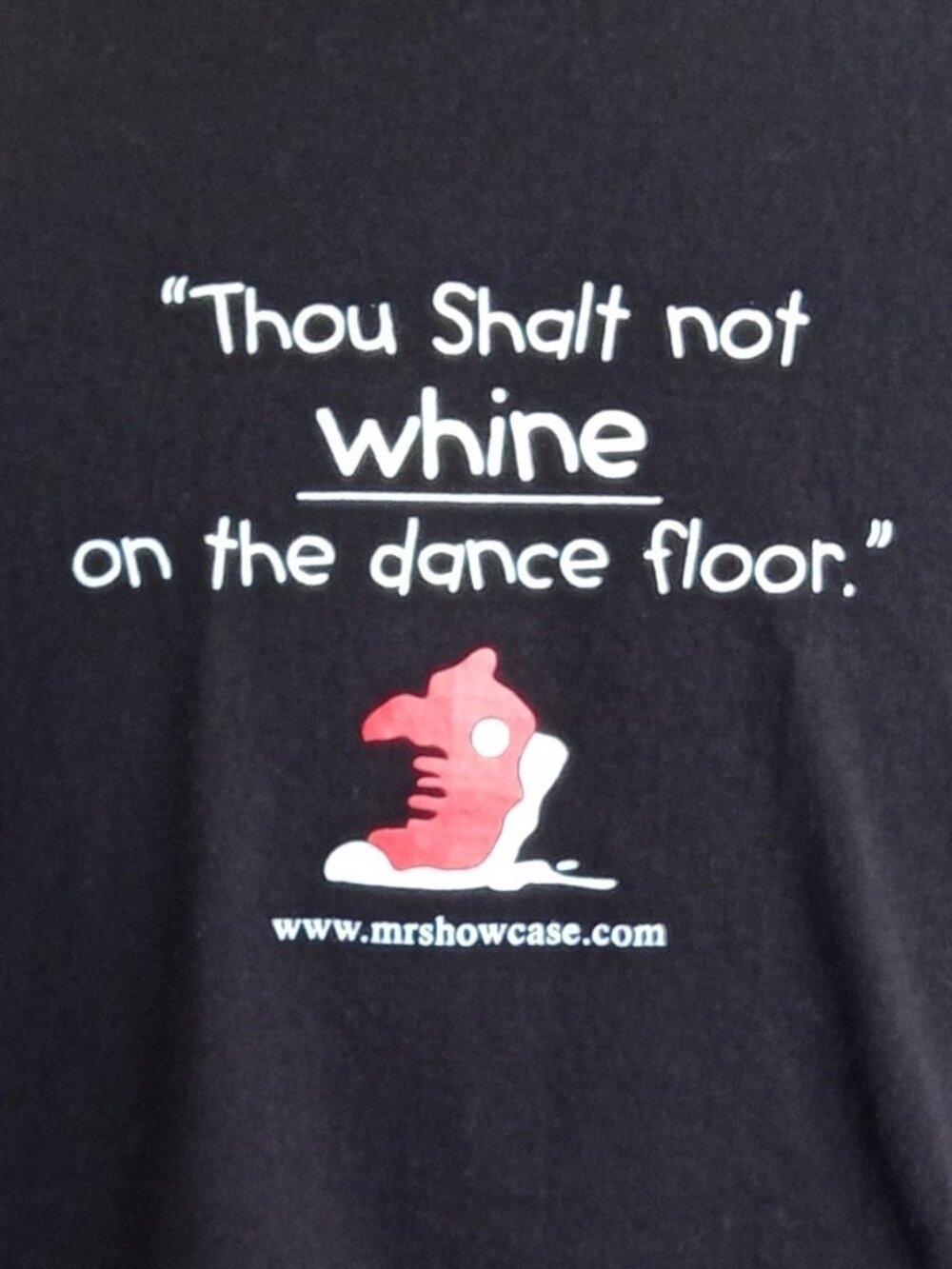 Vintage Collectible John Robinson shirt: Thou shalt not whine on the dance floor